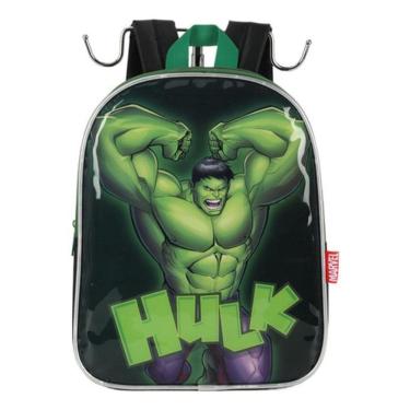 Imagem de Mochila Costas Pequena Creche Petit Hulk Vingadores Marvel