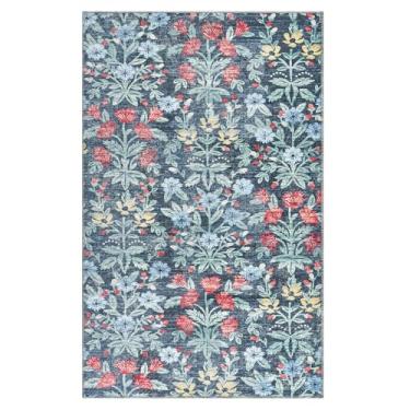 Imagem de Gertmenian Tapete rústico Thomasville Briar para ambientes internos - 7,5 x 12,7 cm, pequeno, durável, fácil de limpar e não derramar, ideal para áreas de alto tráfego na sala de estar, quarto