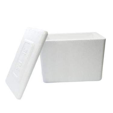 Imagem de Caixa Isopor Térmica Cerveja Sorvete Remédio Medicamento Refrigerante 