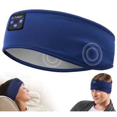 Imagem de Fulext Fones de ouvido para dormir, faixa de cabeça esportiva, feminina, masculina, esportiva, com alto-falantes embutidos, perfeita para treino, corrida, ioga, viagens, meditação