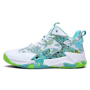 Imagem de Novetra Tênis de basquete antiderrapantes esportivos masculinos para treinamento(Moon,42 BR)