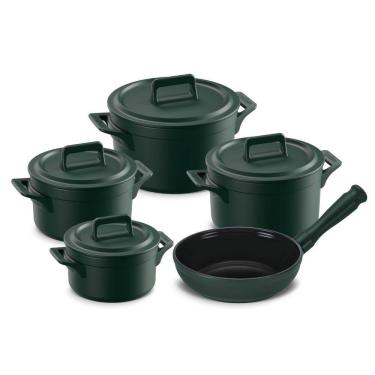 Imagem de Jogo de Panelas de Cerâmica Clear+ 5 Peças Matte Ceraflame