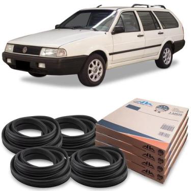 Imagem de Kit Borracha 4 Portas Com Aba Santana Quantum 1991 Em Diante - New Kar