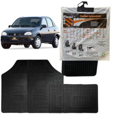 Imagem de Jogo 4 Peças Tapete Carro Borracha Car Floor Corsa Classic
