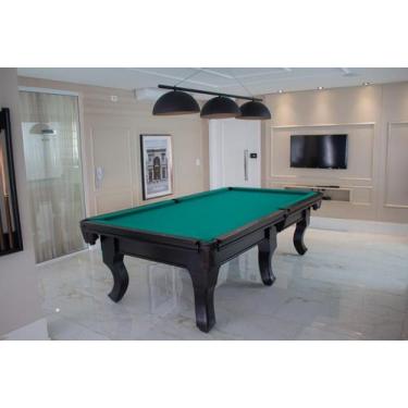 Imagem de Mesa de Sinuca Oficial - 2,84x1,54 - Nelson Bilhares, Verde