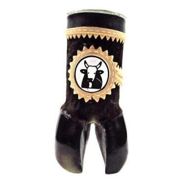 Imagem de Copo Caneca Pé De Boi Natural Em Alumínio Artesanal Confira - Couros A