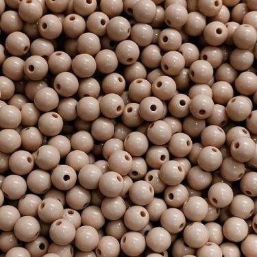 Imagem de BOLINHA DE RESINA Nº 06 (20 G) - LADEIRA BIJUTERIAS, Bege escuro