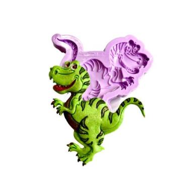 Imagem de F1004 molde de silicone dinossauro confeitaria biscuit - confeitaria d