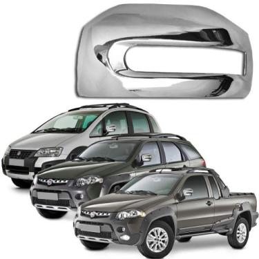 Imagem de Aplique Cromado Retrovisor Idea Adventure Locker 08/10 - Strada/Palio 