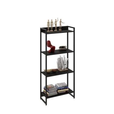 Imagem de Estante Multiuso Para Escritório Industrial 04 Prateleiras Areta 145x6