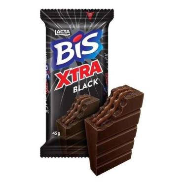 Imagem de Kit c/ 3 chocolate Bis Xtra Black 45g wafer - Lacta