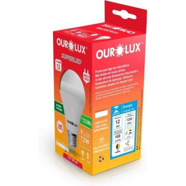 Imagem de Lampada Superled Ouro 12W Ourolux 6500K