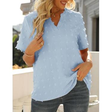 Imagem de Camiseta casual feminina em modal e algodão: Desi de manga curta - Lig