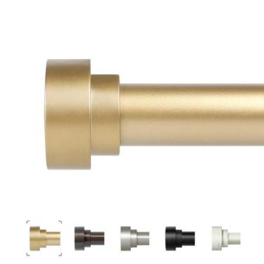 Imagem de Curtain Rod, hei! Dear Gold 183-366 cm ajustável para serviços pesados