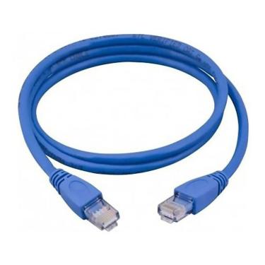 Imagem de Cabo De Rede Cat5E Patch Cord Rj45/Rj45 - Azul - 2M