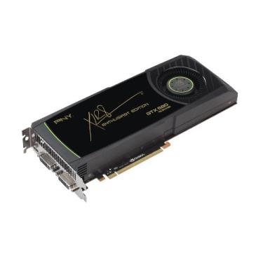 Imagem de PNY XLR8 GeForce GTX 580 1536MB GDDR5 PCI-Express 2.0 DVI-I+DVI-I+HDMI mini placa gráfica VCGGTX580XPB