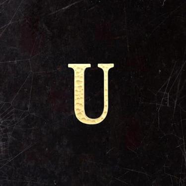 Imagem de BWRMHME Letras e números autoadesivos de latão sólido com textura de estria maleolar – Alfabeto de metal de 4,5 cm de ouro antigo para porta, parede, placa de sinalização de caixa de correio, rua e