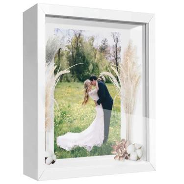 Imagem de Vitrina Shadow Box Frame TouYinger 11x14 branca