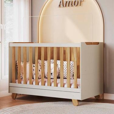 Imagem de Berço Minicama 4 em 1 Americano 100% Mdf Levy Espresso Móveis