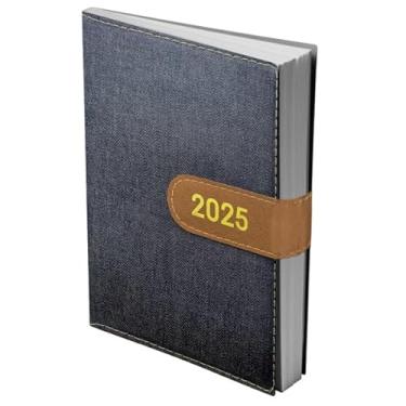 Imagem de AGENDA DIÁRIA COSTURADA 2025 - JEANS