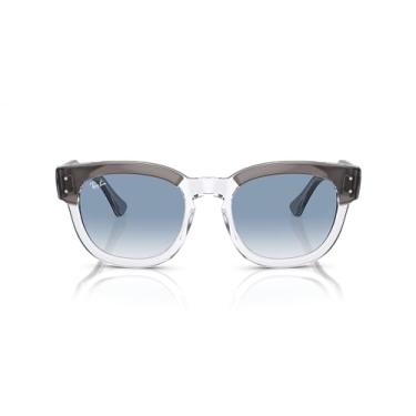 Imagem de Ray-Ban Óculos de sol femininos RB0298SF Mega Hawkeye Square, Cinza em azul gradiente transparente/transparente, 53 mm