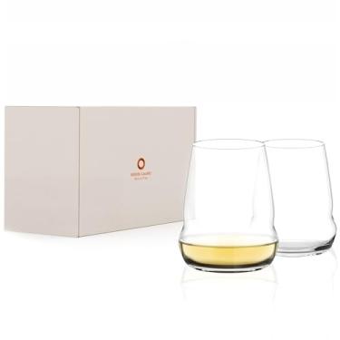 Imagem de Copo para Vinho Branco Stölzle Lausitz Cocoon 445 ml – Conjunto de 2 Peças – Copo Modernas de Cristal para Máxima Liberação de Aromas – Copos Baixos Elegantes - Resistente e compatível com lava-louças