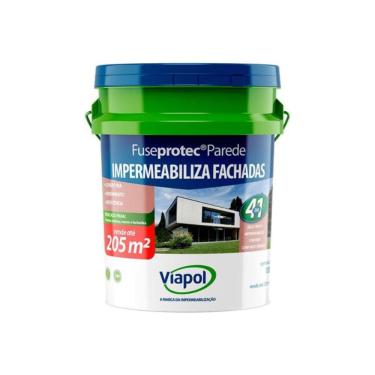Imagem de Viaflex Fuseprotec Impermeabilizante para Parede e Fachada 18kg - V0217390 - VIAPOL