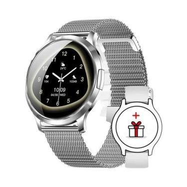 Imagem de Relógio Inteligente Feminino AMOLED IP68 À Prova D'Água Com Monitor De