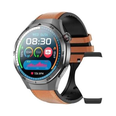 Imagem de Relógio Inteligente Masculino LIGE Com ECG, PPG, HRV, Pressão Arterial