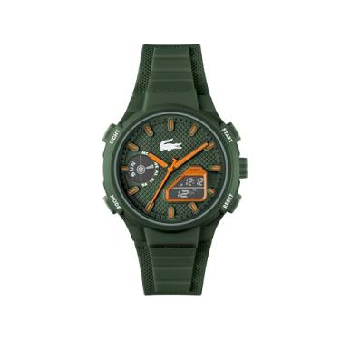 Imagem de Lacoste LC33 Relógio masculino de movimento analógico e digital, pulseira de silicone,...