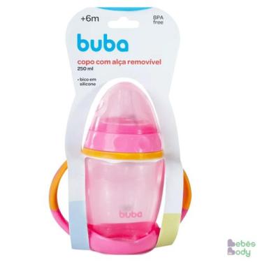 Imagem de Copo Treinamento Bebê Infantil Alça Removivel 6 Meses Buba Copinho Tra