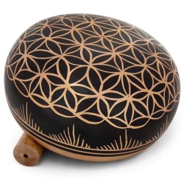 Imagem de Taça de canto Telsha Flower of Life Design de 15 cm com martelo