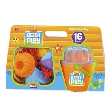 Imagem de Kit Praia Beach Play 362 - 16 Peças Sortidas - Usual Brinquedos (25441