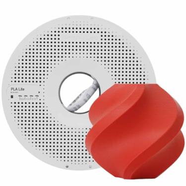Imagem de Filamento Bambu Lab para Impressora 3D PLA LITE - Red - Com carretel reutilizável - 1,75mm - 1kg