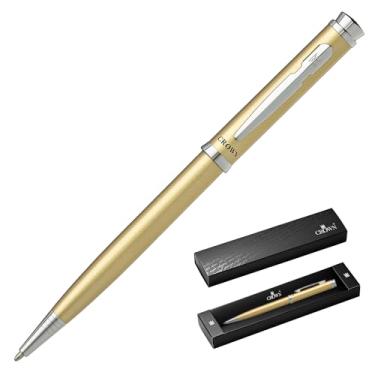 Imagem de Caneta Crown Esferográfica Amsterdan Diversas Cores (DOURADO)