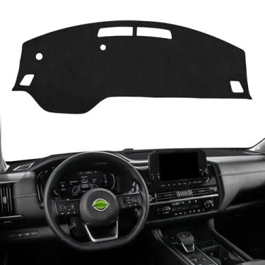 Imagem de Cartist Capa de painel serve para Nissan Pathfinder 2022 2023 2024 2025 2026 Tapete de capa de painel para acessórios Pathfinder tapete antiderrapante protetor solar brilho raios UV protetor