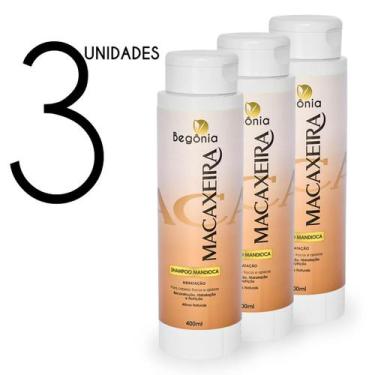 Imagem de KIT Shampoo Begonia Macaxeira 400ml 3 Unds - Begônia