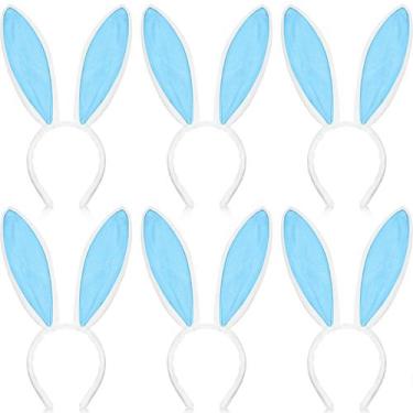 Imagem de Bandana de pelúcia com orelhas de coelho WILLBOND, fantasia de Hallowe