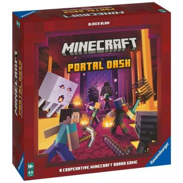 Imagem de Ravensburger Minecraft Portal Dash - Jogo de Tabuleiro Emocionante para Toda Família - Aventura no Mundo de Minecraft - Presente Perfeito!