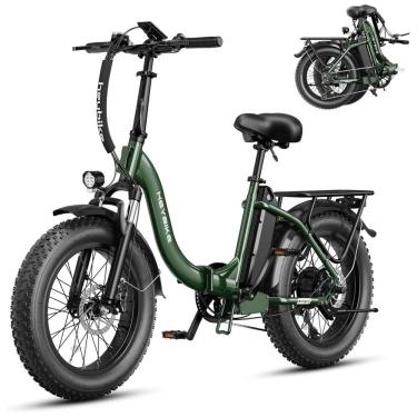 Imagem de Bicicleta Elétrica Dobrável Ranger 2.0, Motor 1400W Pico, Bateria 600Wh, Autonomia 96 km, Pneus 20x4.0, Freio 180mm, Suspensão, Até 45 km/h