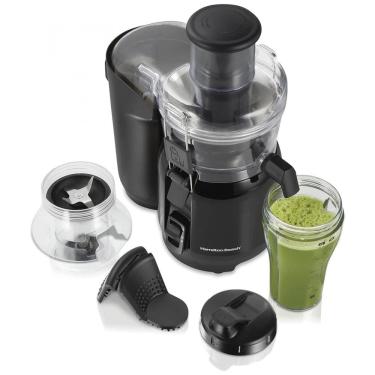 Imagem de Centrífuga de Frutas e Liquidificador 2 em 1 Fácil de Limpar, 800W 110V, Hamilton Beach, Preto