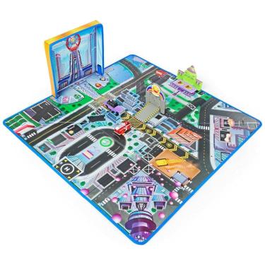 Imagem de Tapete de Jogo do Filme True Metal Adventure City, Escala 1:55 com 2 Carros Exclusivos Spin Master para Crianças Acima de 3 Anos