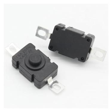 Imagem de 10 interruptores de lanterna KAN-28 1,5A250V tipo SMD com travamento automático 18 x 12 mm 1812-28A WWECCQIJ