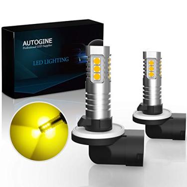 Imagem de AUTOGINE 881 889 Lâmpadas LED de neblina, extremamente brilhantes 3030-SMD 898 888 862 894 896 886 lâmpadas LED com projetor para carros, caminhões, SUV, neblina DRL (amarelo âmbar 3000K)