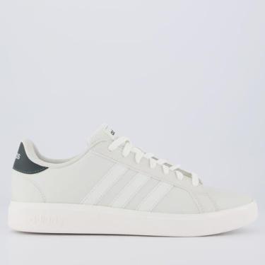 Imagem de Tênis Adidas Grand Court Base 2.0 Cinza e Branco, 38