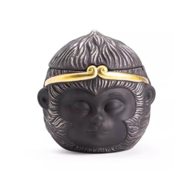 Imagem de Cinzeiro de ervas daninhas cinzeiro personalizado retro chinês, ornamentos decorativos criativos de cerâmica para casa, mesa para café de sala de estar cinzeiros para cigarros