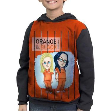 Imagem de Casaco Moletom Infantil Orange Is The New Black Full Print - smoke, Pr