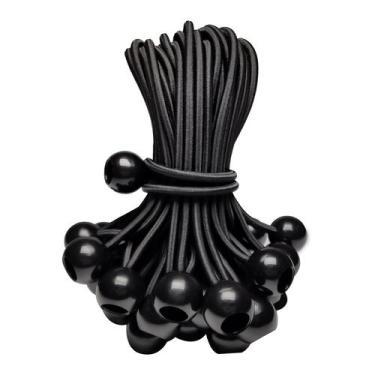 Imagem de Cordões elásticos Kydavoo, 30 cm, elástico resistente, pacote com 50