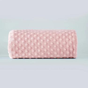 Imagem de Cobertor Hug Duplo Dots Rosa Bebê