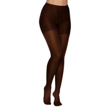 Imagem de Meia Calça de Compressão Kendall 15-20mmHg com ponteira 1631 Café - P,